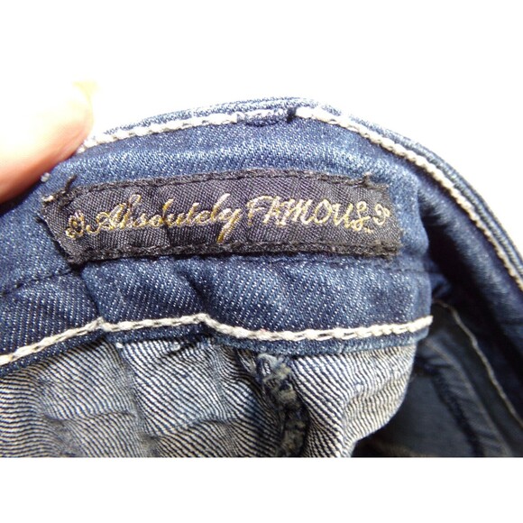 Absolutely famous women's capri jeans size 10 (32) Distressed - Picture 5 of 9